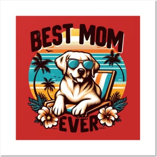 best mother ever dog funny Posters and Art